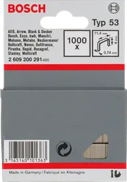 Bosch Typ 53 11,4 mm staples 1000×.