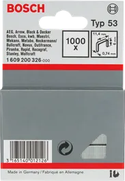 Bosch Type 53 6mm staples.