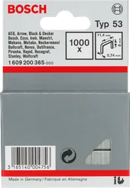 Bosch Typ 53 11,4 mm staples.