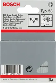 Bosch Typ 53 11,4×12 mm staples.