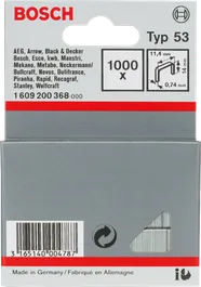 Bosch Typ 53 11,4 mm 1000× staples.