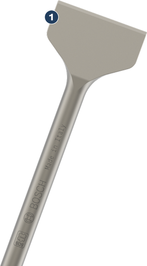 Bosch PRO SDS max-4C Tile Chisel 80 x 300 mm.
