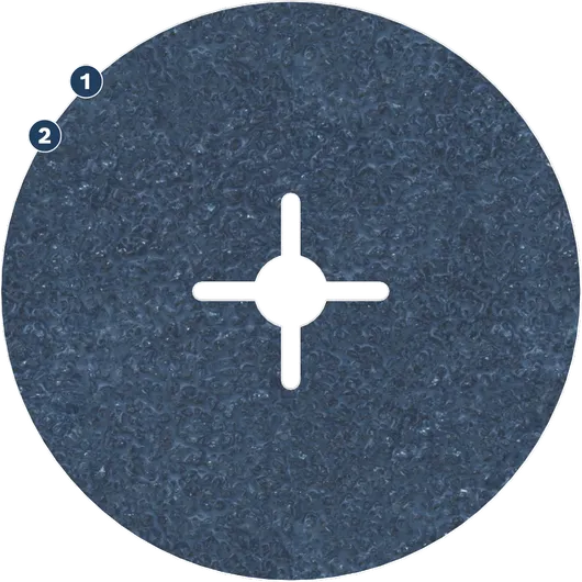 Bosch EXPERT WOG fiber disc for steel grinding.