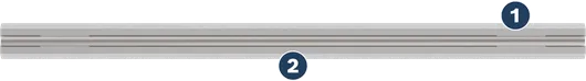 Bosch PRO Planer Knife Set 82 mm for smooth wood planing.