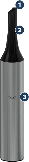 Bosch Spider solid carbide micro grain end mill.