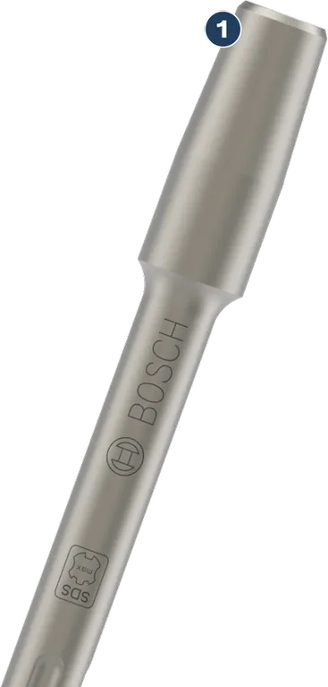 Bosch PRO SDS max Toolholder 220 mm for rotary hammers.