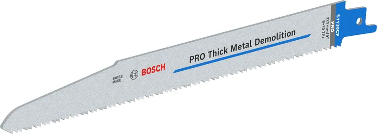 Bosch PRO Thick Metal Demolition reciprocating saw blade.