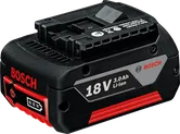 Bosch 18V 3.0Ah Li-Ion battery pack.