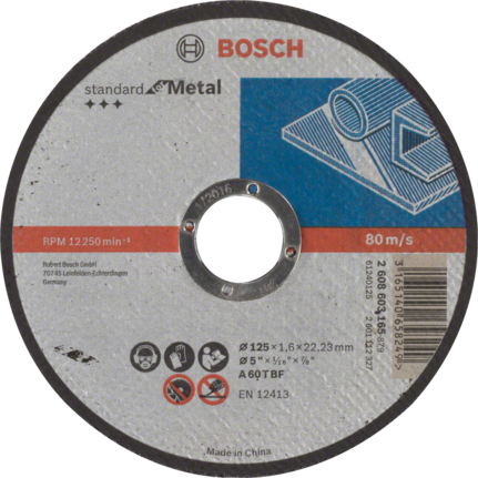 Bosch 2608601273 Plateau Ã  lamelle X431 standard for metal 115 x 23 mm 120 