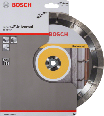 Bosch Professional 2 X Bosch Universal Diamond Blade 9" 230mm High Speed Quick Change Locking Nut 