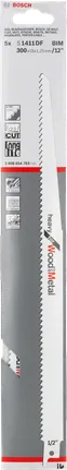 Bosch S 1411 DF reciprocating saw blade 12″.
