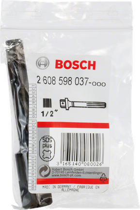 Bosch SDS-plus adapter 1/2 inch for rotary hammers.