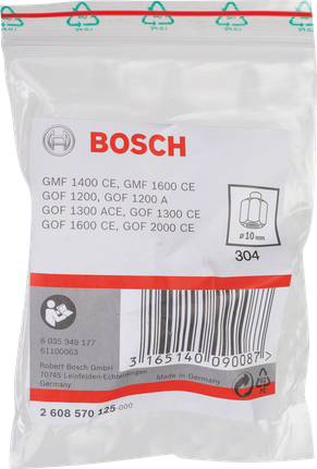 Bosch 10 mm collet packaging.