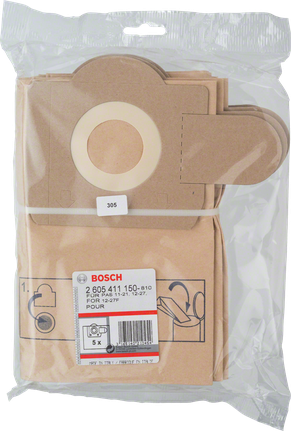 Bosch paper filter bags 5 pack.