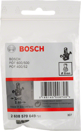 Bosch 8 mm collet without locking nut.