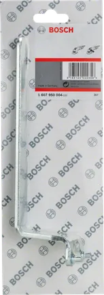 Bosch right-angle two-hole spanner.