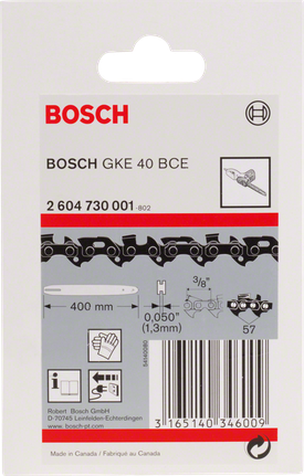 Bosch 3/8″ chainsaw chain 400 mm.