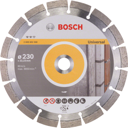 Bosch Pro Universal Diamond Blade Grinding Disc 230mm x 22mm 9” stone 2608602794 