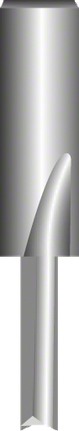Bosch straight bit solid carbide for precision cutting.