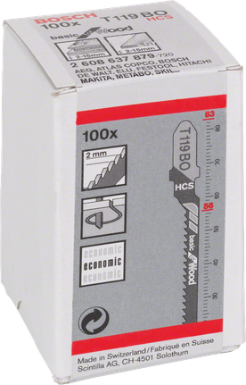 Bosch jigsaw blades T 119 BO.