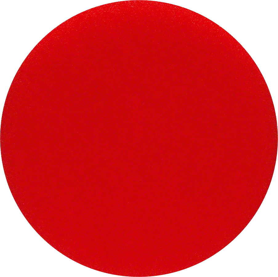 Bosch polishing sponge 130mm diameter, red.