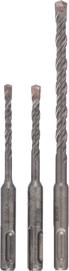 Bosch 3-piece SDS plus-5 hammer drill bit set 5/6/8 mm.