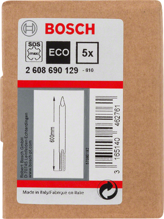 Bosch Accessories 2607017368 SDS-Max Chisel Set, Silver, 4-Piece