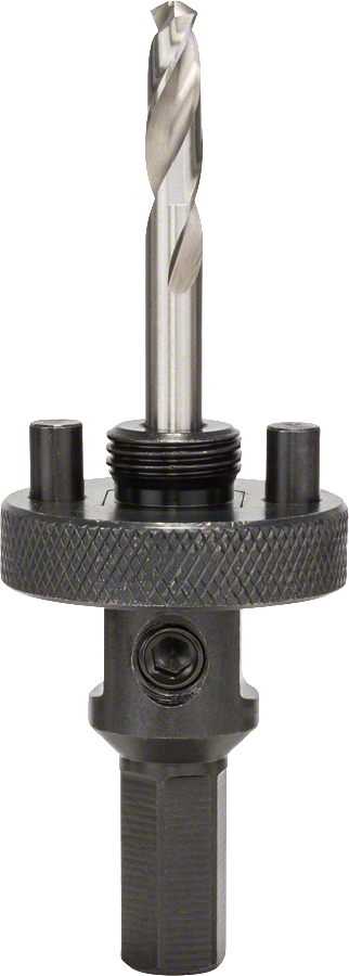 Bosch hexagon socket adapter for 32-210 mm hole saws.