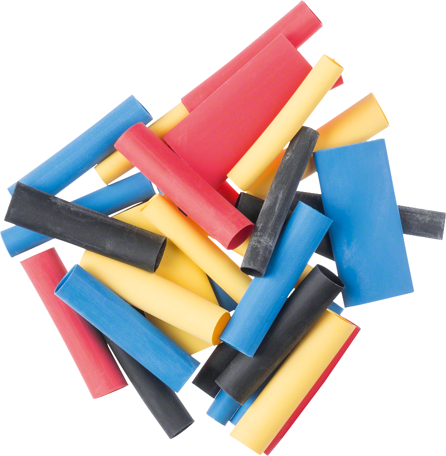 Bosch heat shrink tubing assorted color insulation sleeves.