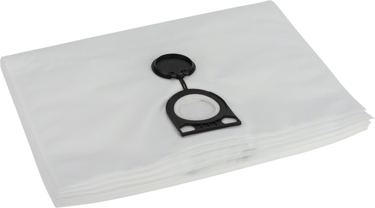 Bosch fleece filter bag for dust extraction systems.