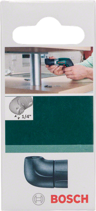 Bosch right angle adapter for 1/4 inch screwdriving.