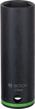 Bosch 19mm 1/2" external square socket for M12 thread.