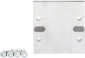Bosch reversible planer blade with four mounting screws.