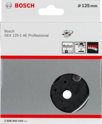 Bosch GEX 125-1 AE Professional sanding pad 125mm.