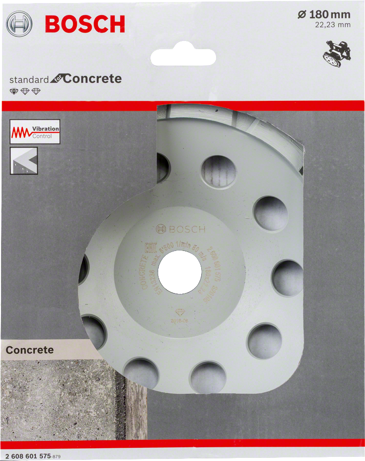Bosch Diamond Cup Wheel Standard for Concrete 180 mm.