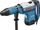 Bosch GBH 12-52 DV rotary hammer drill with side handle.