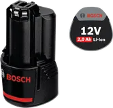 Bosch 12V 2.0Ah lithium-ion battery.