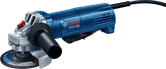 Bosch GWS 9-115 P angle grinder with side handle.