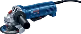 Bosch GWS 9-115 P angle grinder with side handle.