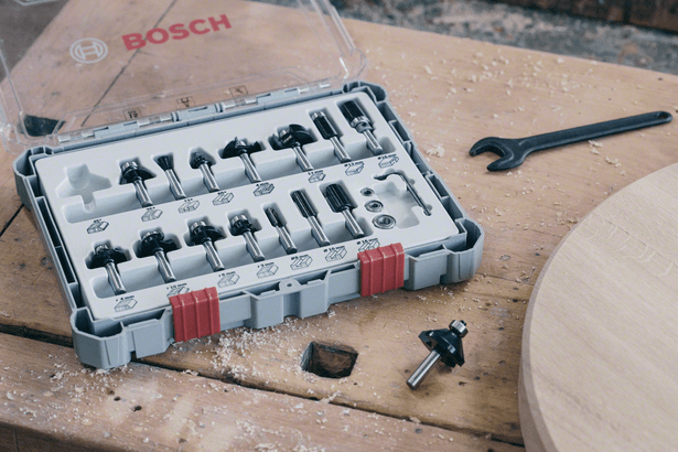 Bosch Milling Cutter Set, Bosch Router Accessories