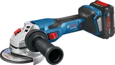 Bosch GWS 18V-15 C cordless angle grinder.