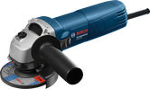 Bosch GWS 600 angle grinder with side handle.