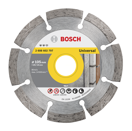 Bosch diamond cutting disc Expert for Universal 105mm.