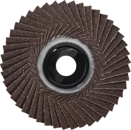 Bosch flap disc wheel for metal grinding.