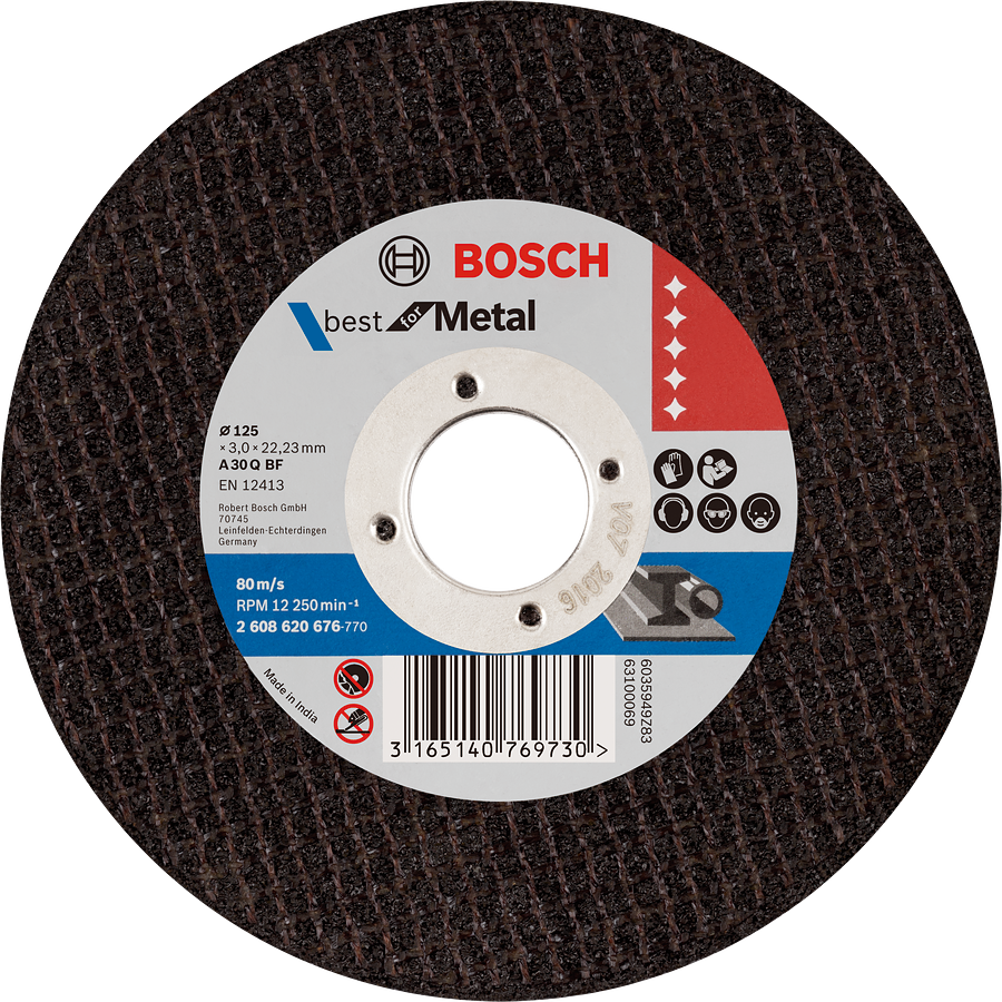Bosch metal cutting disc for angle grinders.