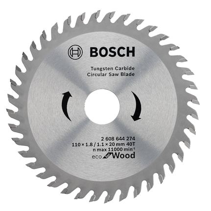 Bosch tungsten carbide circular saw blade for wood.