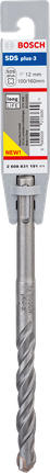 Bosch SDS plus-3 masonry drill bit 12mm with long life.