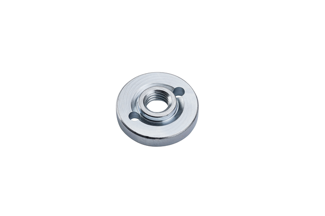 Bosch locking nut for secure disc attachment.