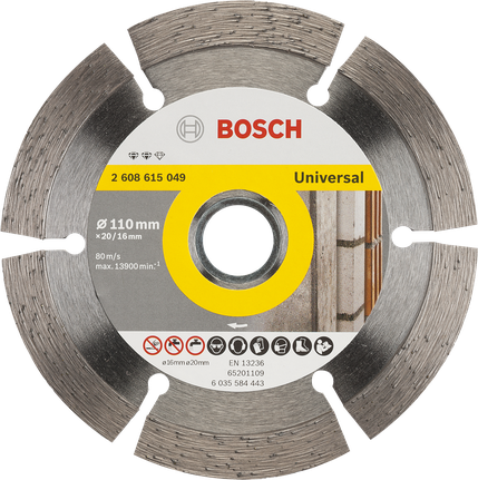 Bosch Diamond Cutting Blade Expert for Universal, 110mm.