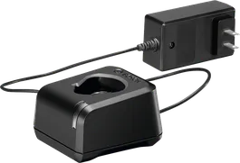 Bosch GAL 12V-20 battery charger with power supply.